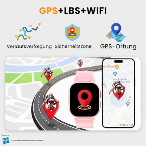 Transformers Smartwatch Kinder mit Videoanruf, IP68 Wasserdicht Schulmodus – Ansicht 3