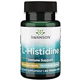 Swanson Amino Acid Ajipure L-Histidine Pharmaceutical Grade 500 Milligrams 60 Veg Capsules