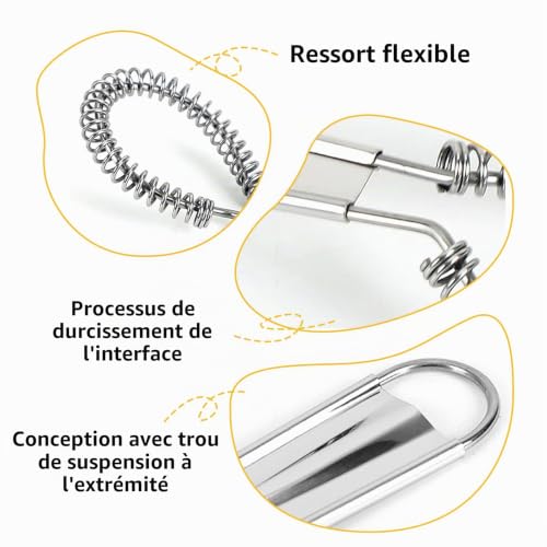 Mini fouet inox alimentaire anti-rouille 1PCS Ownkim – Image 3