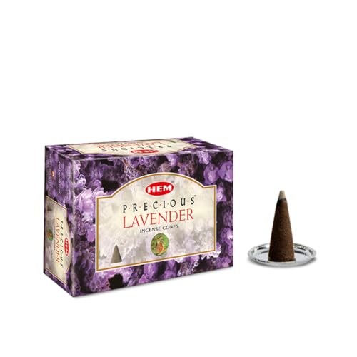 HEM Lavender Incense Cones Pack of 12 (120 Count)