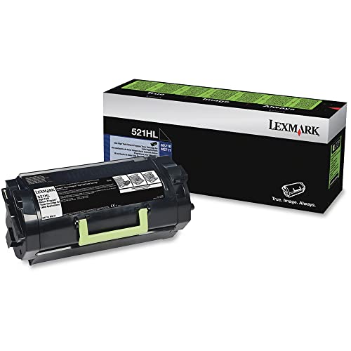 Lexmark, Lex52D1H0L, 521Hl Return Program Toner Cartridge, 1 Each #TOP1
