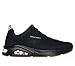 Skechers Men's Tres-Air Uno - Casairal Fashion Sneakers, Black/Black, 10.5