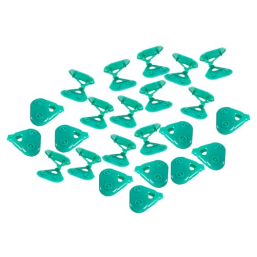 PAMINGONO Clip per Teli Ombreggianti da Giardino 50 Pezzi Fermagli in Plastica Riutilizzabili Impugnatura di Bloccaggio Robusta per Coperture Esterne Fissaggio Rapido per Reti Parasole e