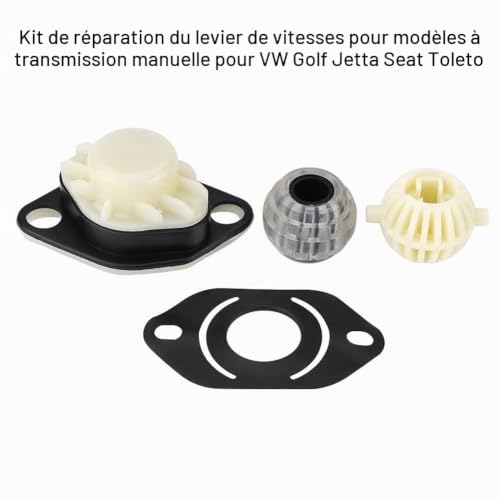 Yctze Kit de réparation de levier de changement de vitesse pour Golf Jetta Remplacement pour Seat Toleto 191798116A, adapté aux modèles à transmission manuelle – vue 4