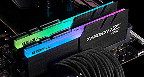 Image of G.SKILL Trident Z RGB 32GB (2 * 16GB) DDR4 3600MHz CL16-19-19-39 1.35V Desktop Memory RAM - F4-3600C16D-32GTZRC