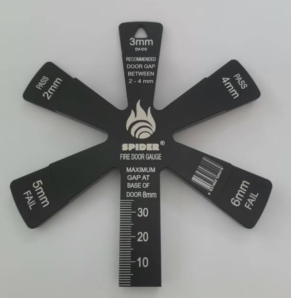 SPIDER FIRE DOOR GAP GAUGE (BLACK)