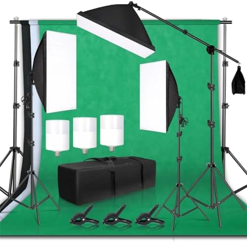 Photography Background Frame Support Softbox Lighting Kit Photo Studio Equipment Accessories with 3Pcs image 5
