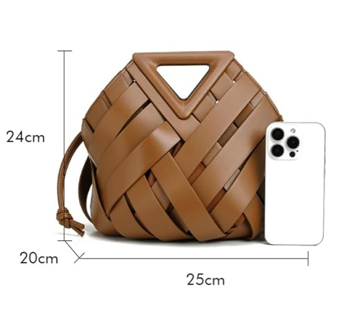 Vegan Leather Clutch Purses for Women Woven Small Crossbody Shoulder Bag Cute Top Handle Handbags Satchels 20253