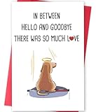 MOROLURU Pet Sympathy Card for Dogs，Loss of Dog Sympathy Gift，Pets Memorial Gifts for Loss of Dog，Pet Loss Sympathy Gift，Pets Bereavement Gifts