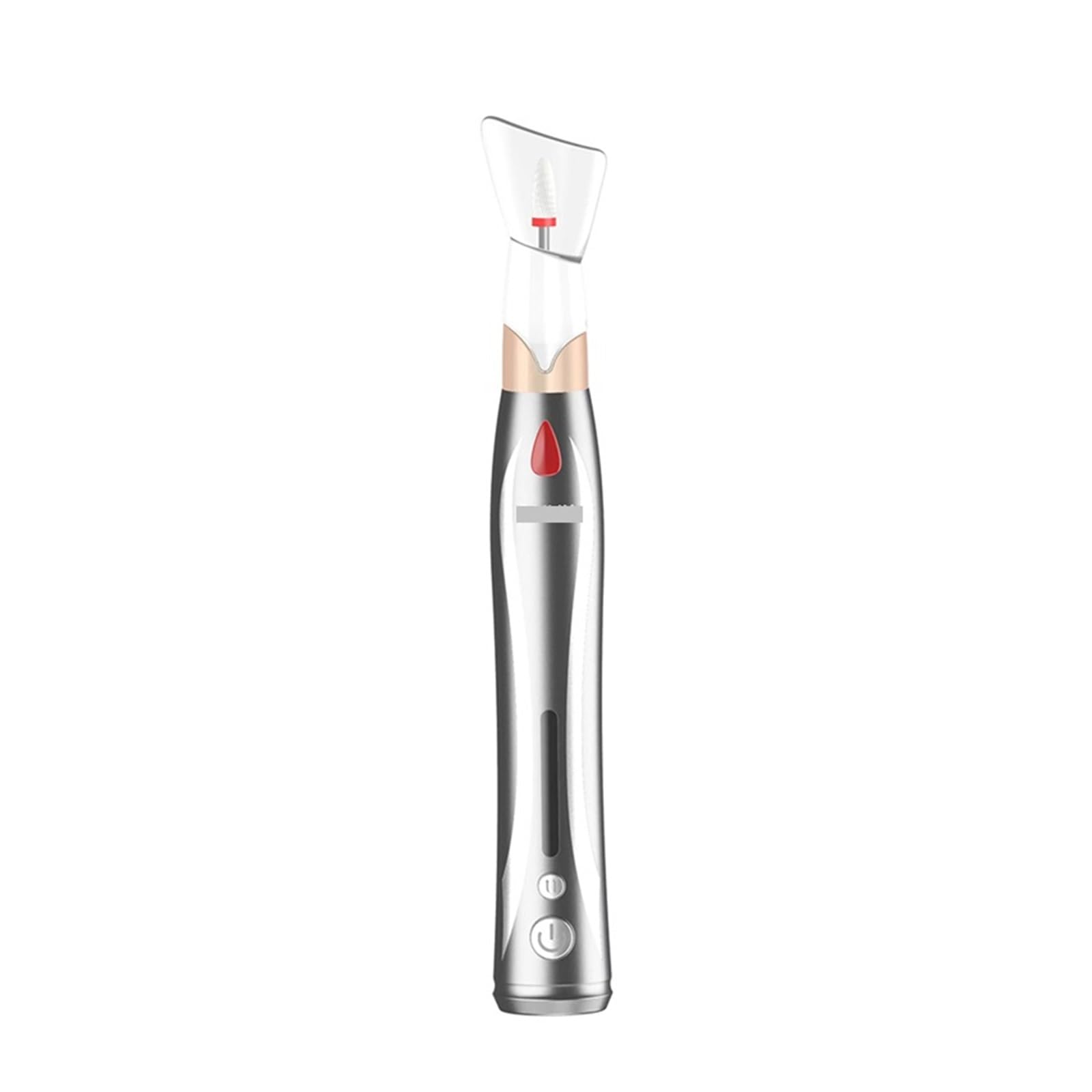 Torno para Uñas, Taladro eléctrico inalámbrico for uñas, lima de uñas recargable, cortador de fresado for manicura, pedicura, removedor de Gel, lijadora, herramientas for uñas(Silvery)