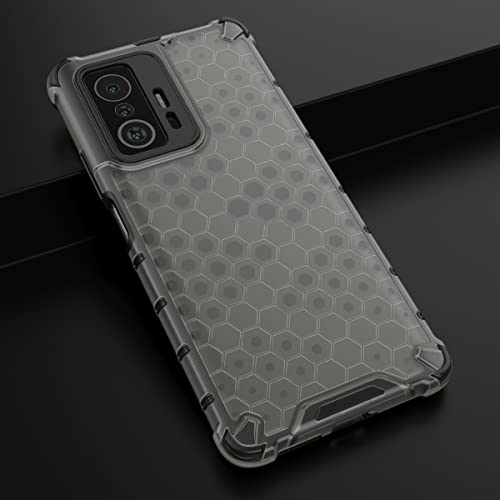 Image of Glasgow Back Case Cover Designed for [ Xiaomi 11T 5G / 11T Pro 5G ] (Stylish Look | Shock Proof) - Black