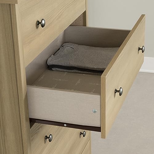 South Shore Vito 5-Drawer Chest Natural Ash, Contemporary