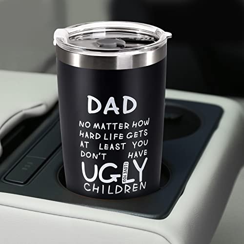 OEAGO Gifts for Dad Grandpa from Daughter Son,20 OZ Tumbler Travel Mug with Straws Lids,Dad Birthday Gifts for Men Husband,Secret Santa Presents for Christmas Anniversary - Image 6