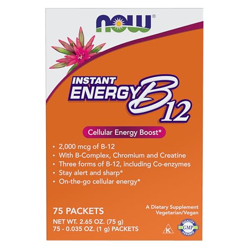 NOW Supplements Instant Energy B-12 Packets