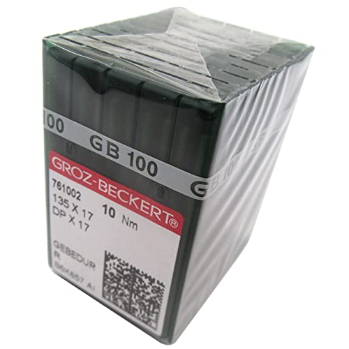 GROZ-BECKERT Aguja – 100 agujas de titanio para máquina de coser GROZ-BECKERT GEBEDUR 135 x 17...