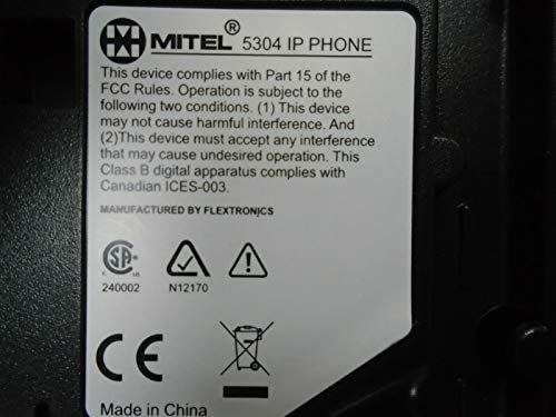 Teléfono Mitel MiVoice 5304 VOIP con 2 líneas y pantalla miniatura 3