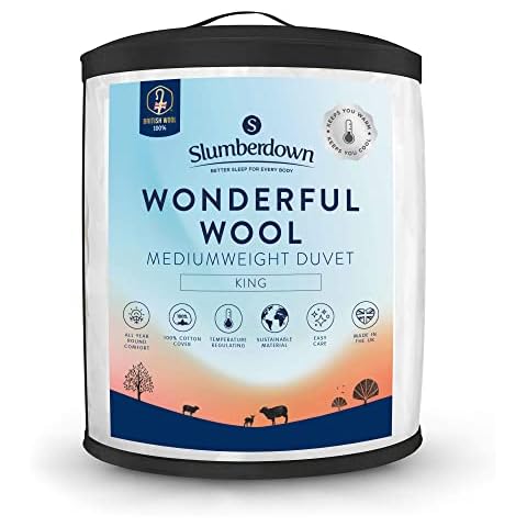 Slumberdown Wonderful Wool King Size Duvet Cover