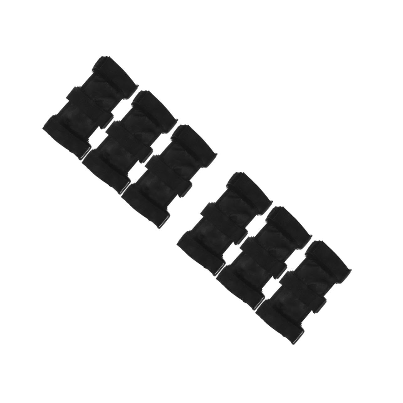 ABOOFAN 6 Correas Para Extintor De Incendios Soporte Universal Para Extintor De Incendios De Nailon Negro