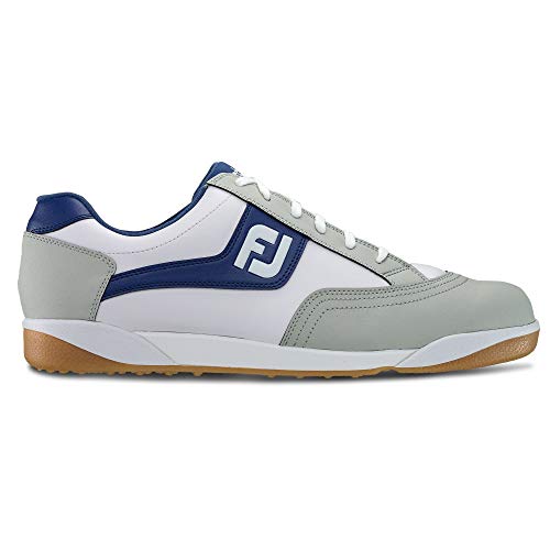 FootJoy Men's FJ Originals-Previous Season Style Golf Shoes White 12 M Grey/Royal, US