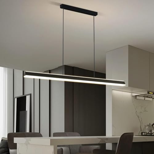 Lampe à suspension LED dimmable avec télécommande pour salon moderne
