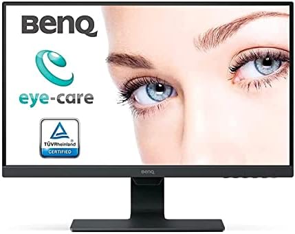 BenQ GW2480 24 Inch IPS 1080P FHD Computer Monitor with Built In Speakers, Proprietary Eye-Care Tech, Adaptive Brightness for Image Quality, Ultra-Slim Bezel and Edge to Edge Display, Black