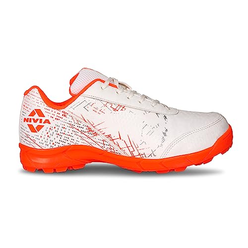 Image of Nivia Bounce Cricket Shoes | Mesh & TPU Upper | Cushioned EVA Insole | Durable PVC Outsole | Cricket Shoes for Men | Lightweight| Sports Shoes