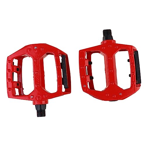 Pédales en alliage d'aluminium rouge pour éviter la perte d'énergie à vélo