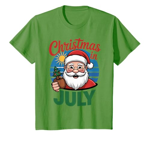 Funny Christmas in July Shirt Summer Beach Vacation Xmas T-Shirt