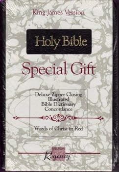 Hardcover Holy Bible King James Version Special Gift (174Z Black Leather, Zipper) Book