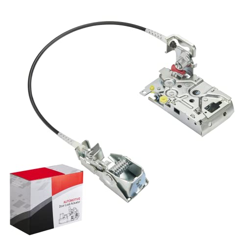 Image of SYERAL Power Door Lock Actuator Assembly F4TZ-15219A65-A Front Left Driver Side Compatible with Ford 1992-1996 Bronco F-150, 1992-1997 F-250 F-350 Door Latch Lock Actuator Motor Cable Rod Kit