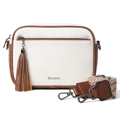 Image of Bluome Small Crossbody Purse for Women, Multi Pocket Travel Purses Crossbody Bag Shoulder Handbags with Adjustable Strap