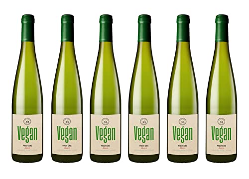 HUNAWIHR Pinot Gris VEGAN Vin Blanc Demi-Sec AOP Alsace 75cl - Lot de 6