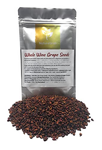 Whole Wine Grape Seeds 50g Vitis Vinifera Kosher Halal
