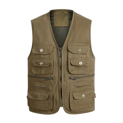 Gilet masculin sans manches léger avec de grandes poches homme