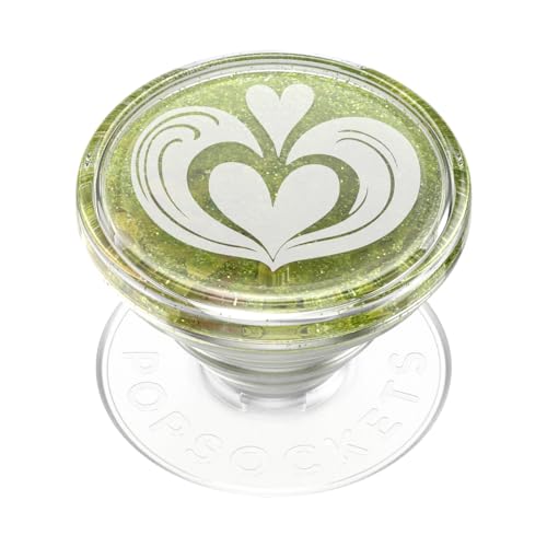Image of PopSockets Adhesive Phone Grip, Holder, Phone Stand, Glitter - You So Matcha