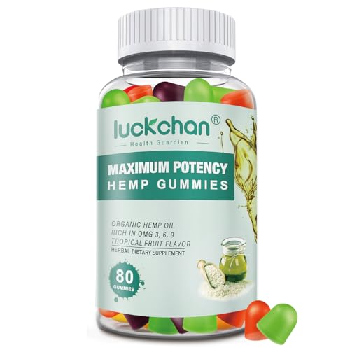 (1 Packs) Hemp Gummies High Potency for Sleep Pain Anxiety- Pure Extra Strength Organic Hmp Oil Gummies - 100% Natural Bear Hemp Gummy for Adults