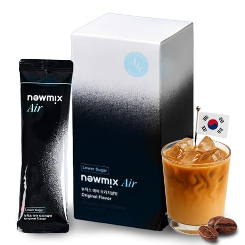 newmix Korean Instant Coffee Latte Premium 7.05 OZ 10 Sticks