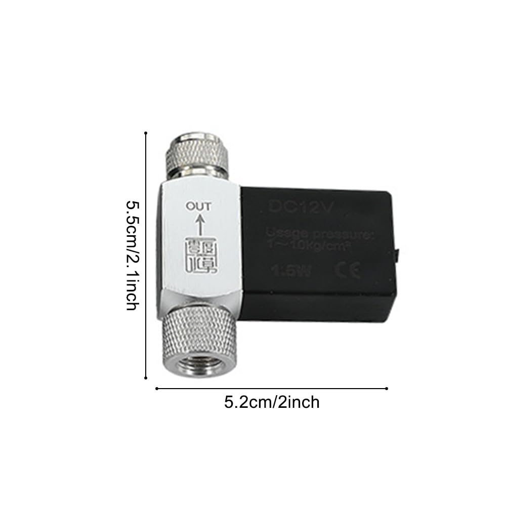 DONGKER Électrovanne de CO2 pour Aquarium,Régulateur de Système de CO2 Simple/Double DC 12 V avec Contrôleur de Synchronisation pour Aquarium,Réservoir de Poissons,Plante d'eau,Culture d'herbe