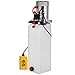 Thaweesuk Shop New White 12 Quart Double Acting Hydraulic Pump Dump Trailer Power Unit 12V Lifting Plastic 6
