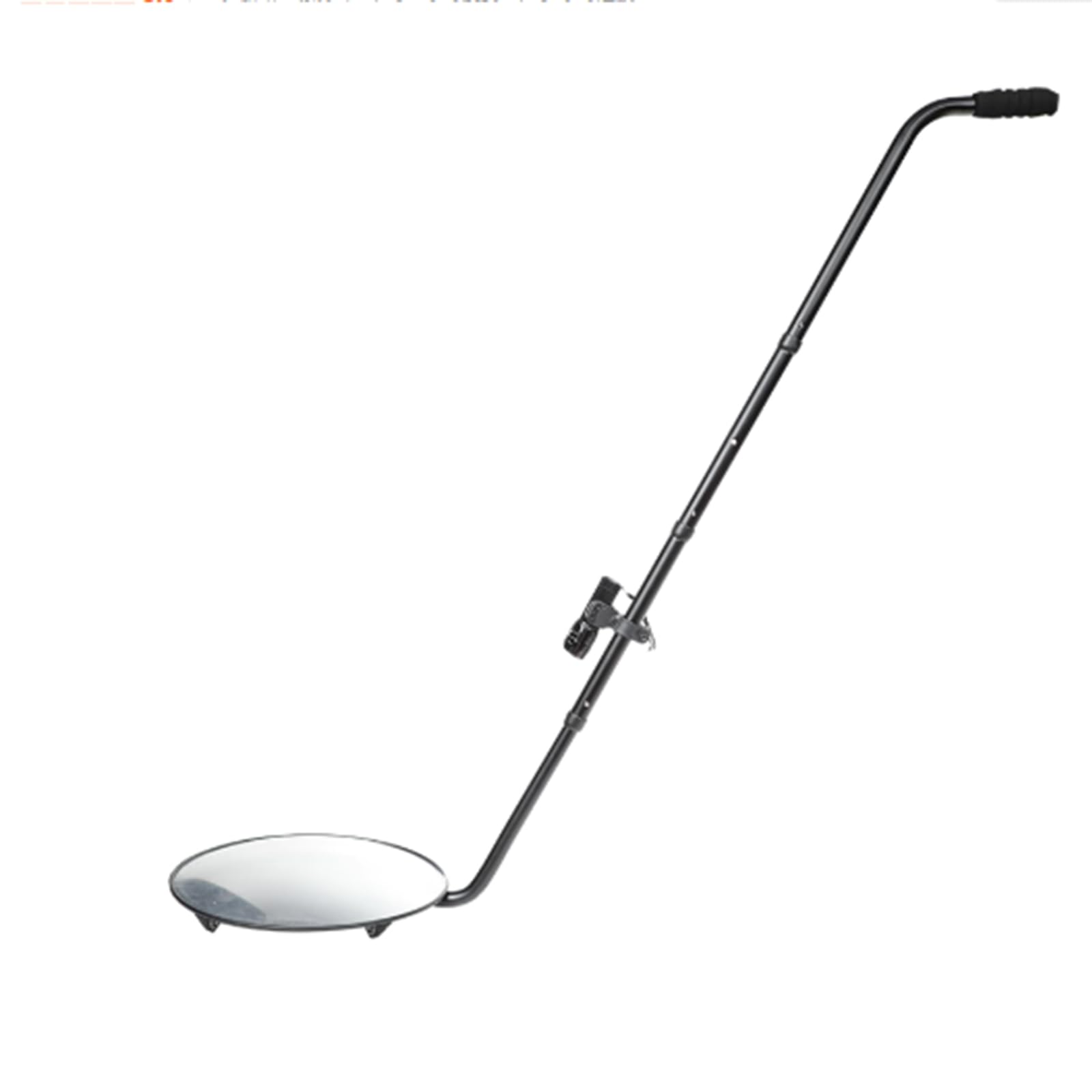 Espejo de inspección para Bajos de vehículo, Espejo de Seguridad con luz, Impermeable, Plegable, ángulo Ajustable, Aumento de 2X, Herramienta de Seguridad portátil para 3 Ruedas.