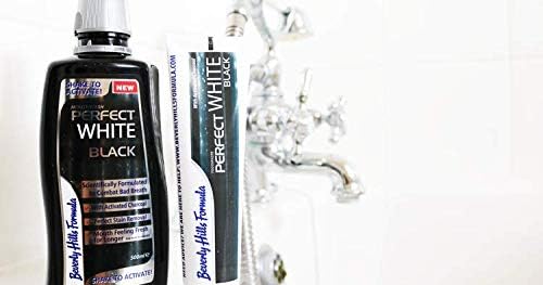 Beverly Hills Formula DUO PACK Perfect White/Black Toothpaste 100ml & Mouthwash 500ml