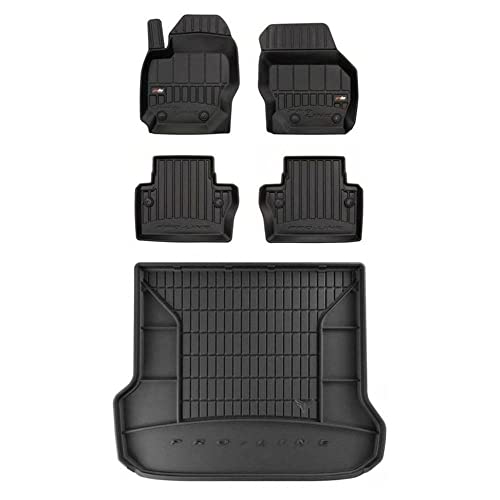 Tapis de sol en caoutchouc Volvo XC70 II 2014-2016 avec coffre 3D