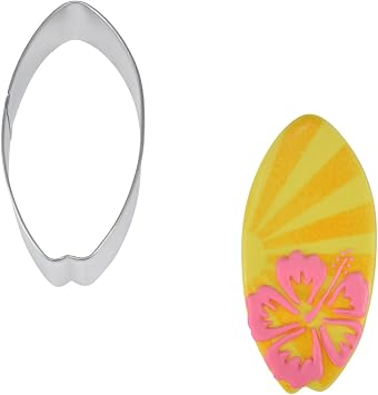 R&M Surf Board 4.5" Cookie Cutter Stainless Steel