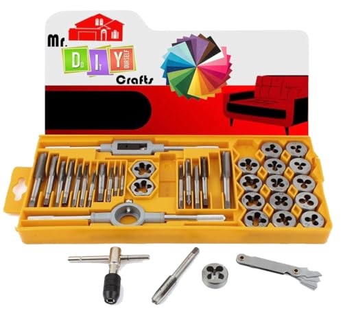 Up to Date Products & Tools 40PCS M3-M12 Metric Tap and Die Set Tap Drill Bits Tap Wrench Threading Tools for Metalworking By Mr. DIY Crafts (B09Y1TY3K1) Amazon Price History, Amazon Price Tracker