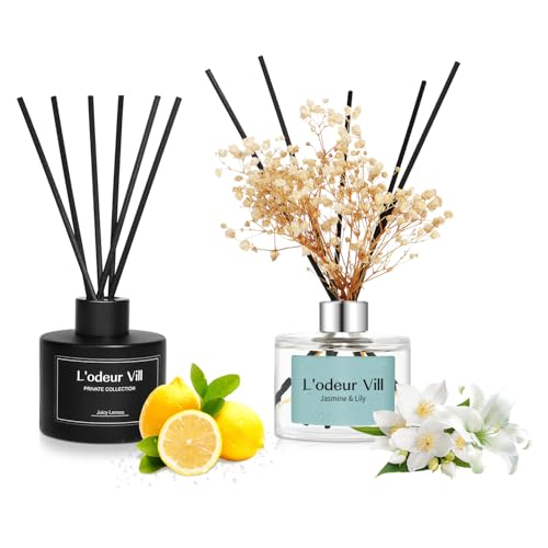 Difusor de varillas L'odeur Vill Jasmine & Lemon 300 ml miniatura 1