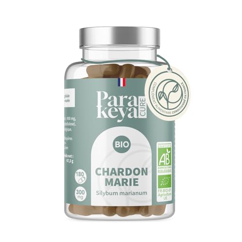 Parakeya - Chardon-Marie Bio 300 mg |Complément alimentaire | 180 gélules