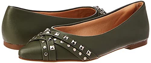 Sapatilha, Via Uno, 116243SBAVV, Feminino Verde Oliva, 36