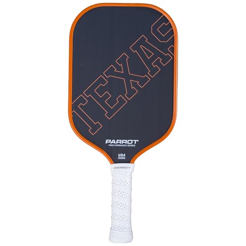 Team Golf Parrot Paddles NCAA Texas Pro-Formance Pickleball Paddle (Wordmark)