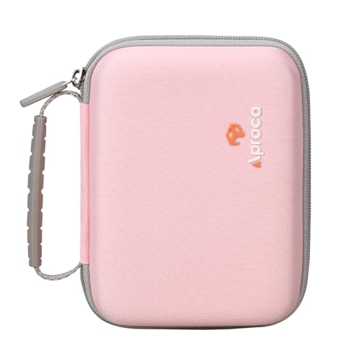 Aproca Case Compatible with RENPHO Eyeris 3 2 1 Eye Massager Heated Eye Mask, Portable Storage Protective Bag for Accessories -Pink (Case Only) by Aproca - Image 9
