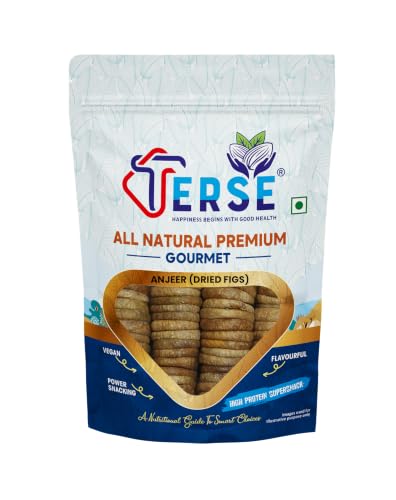 Image of TERSE Premium Dried Anjeer 200g I Low in Fat | Dry Fruits in Fresh | Healthy Snacks I Rich Source of Vitamins Dietary Fiber | Dry Figs